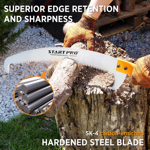 Ground-pruning with StartPro reduces ladder use for safety