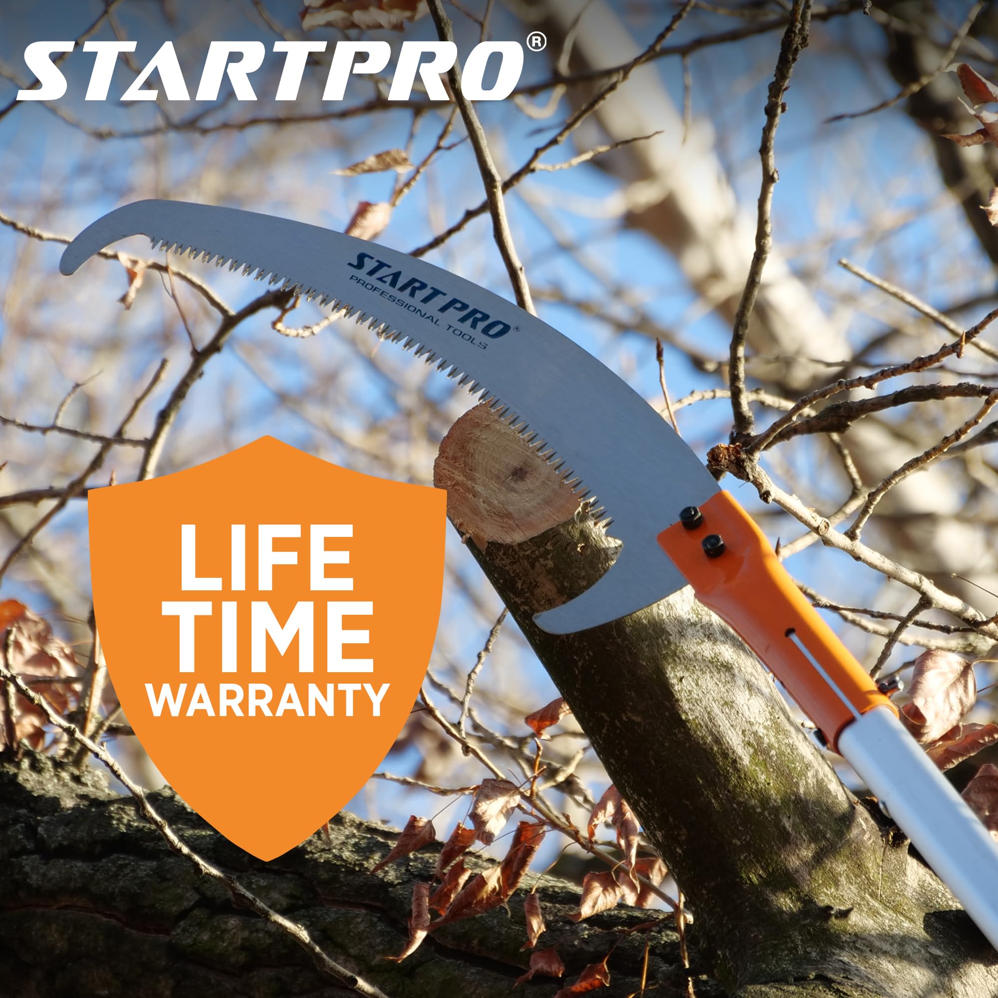 Versatile garden task with StartPro pruning saw