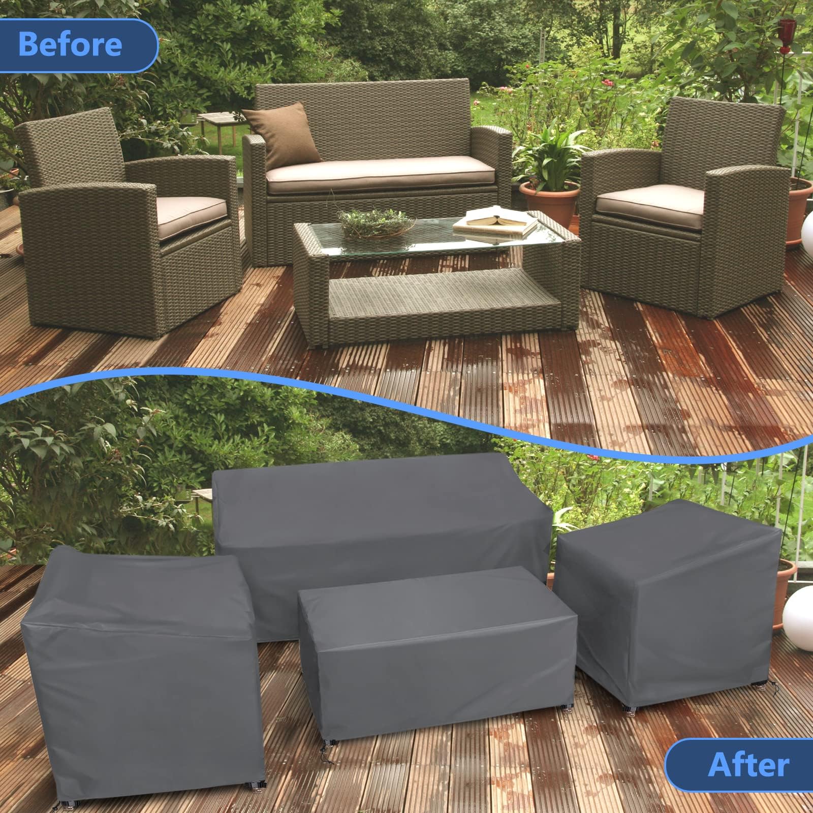 STARTWO laminated backing demonstrates waterproof protection