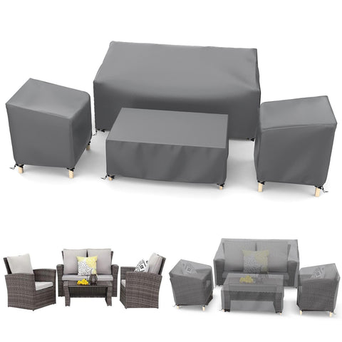 STARTWO chair cover protects outdoor chairs from rain and sun.