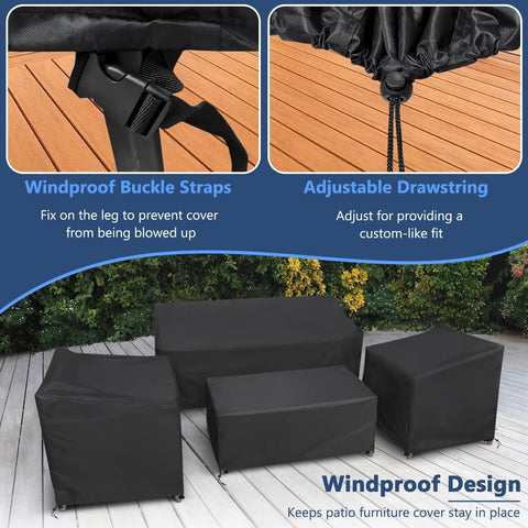 STARTWO tear-resistant fabric withstands wind and sun exposure.