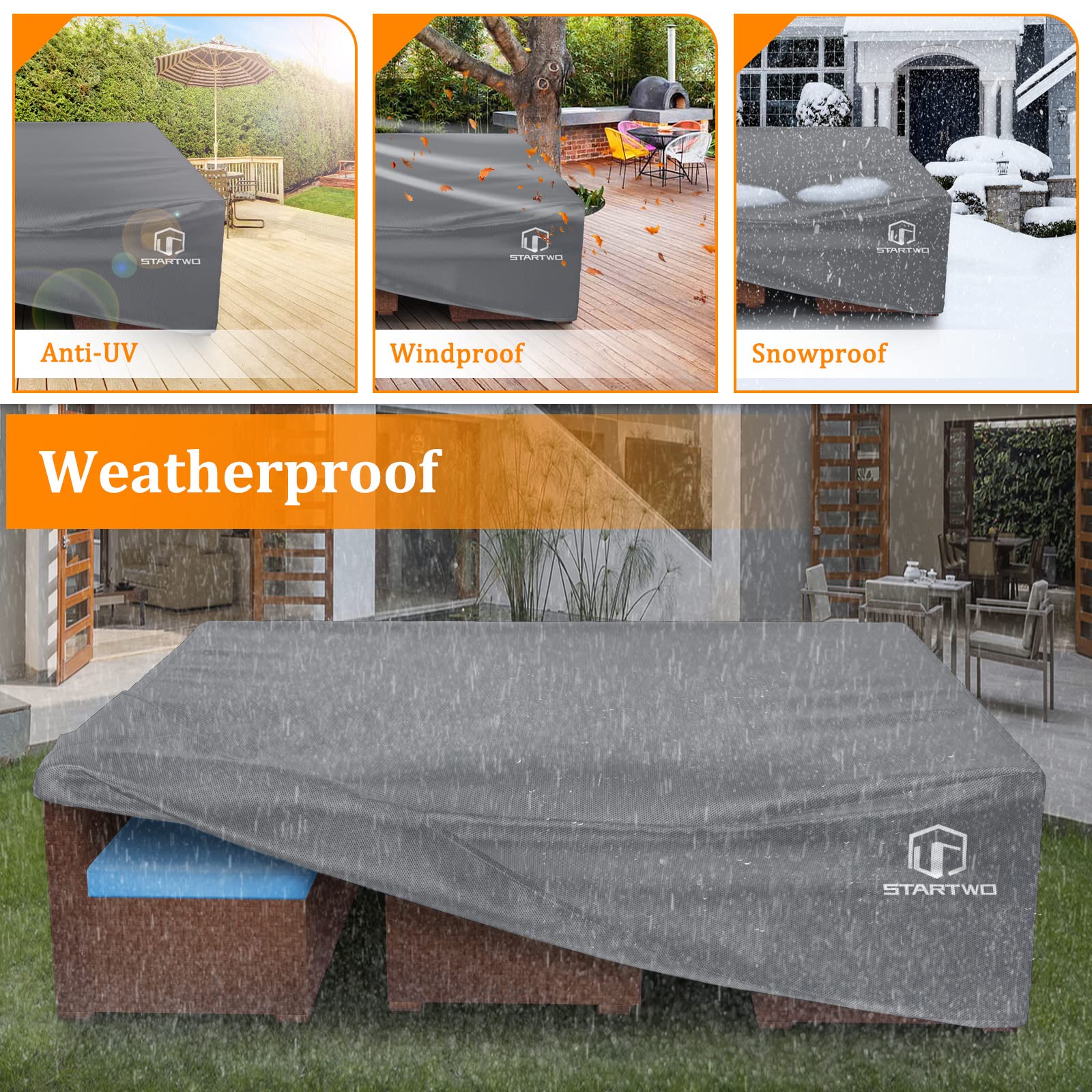 STARTWO UV resistant fabric helps prevent sun fading
