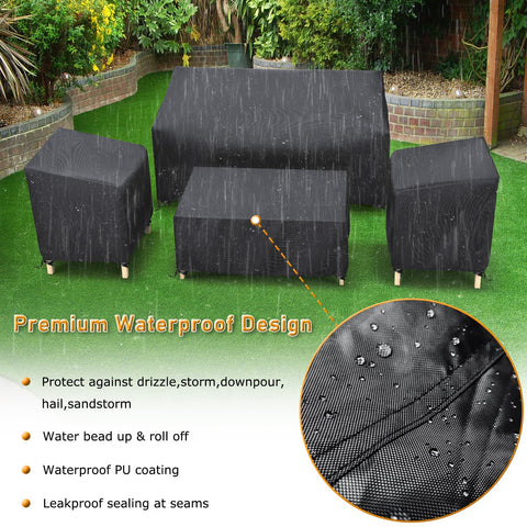 STARTWO windproof buckles on chair cover closeup anchor coverage against wind.