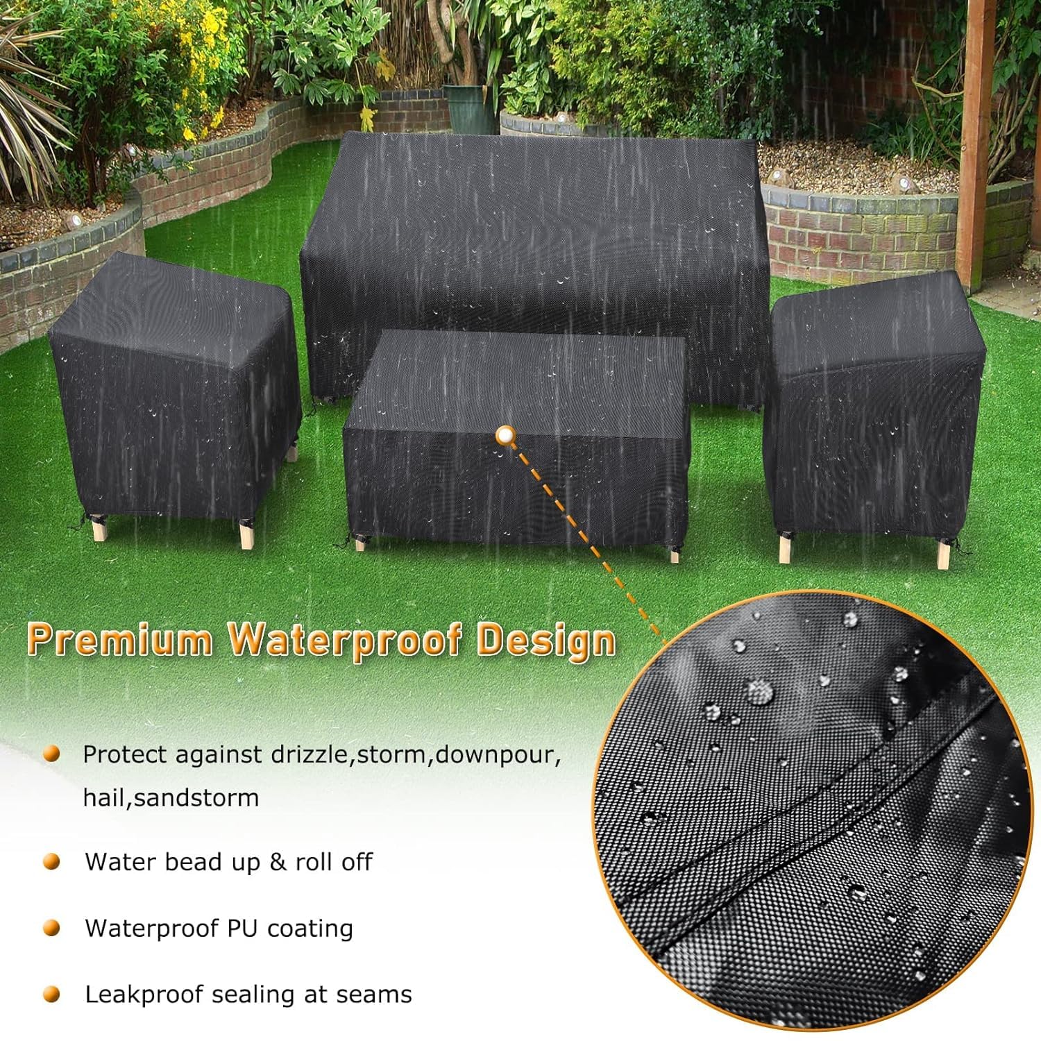 STARTWO windproof buckle straps secure covers during strong winds.