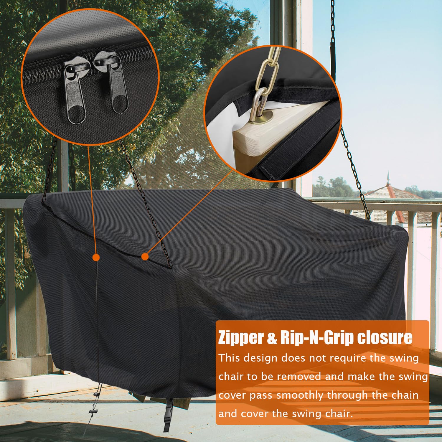 STAYDEN side-zip installation for easy setup without disassembly