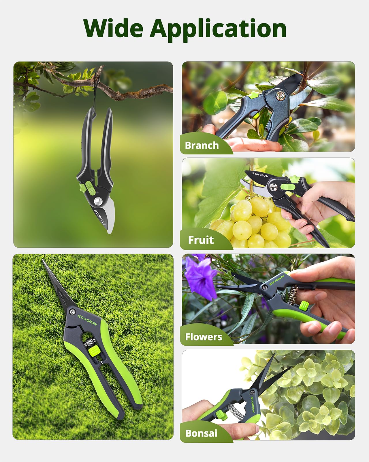 STAYGROW compact design fits neatly in a tool bag.
