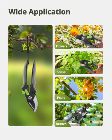 STAYGROW pruning shears lifetime care coverage