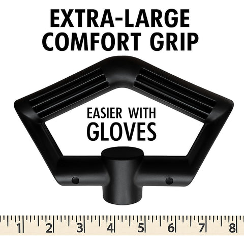 Stay+Safe Tools compact design aids storage and travel after snowfall.