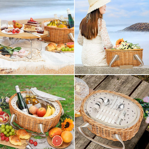 STBoo foldable picnic table, easy to transport and store.
