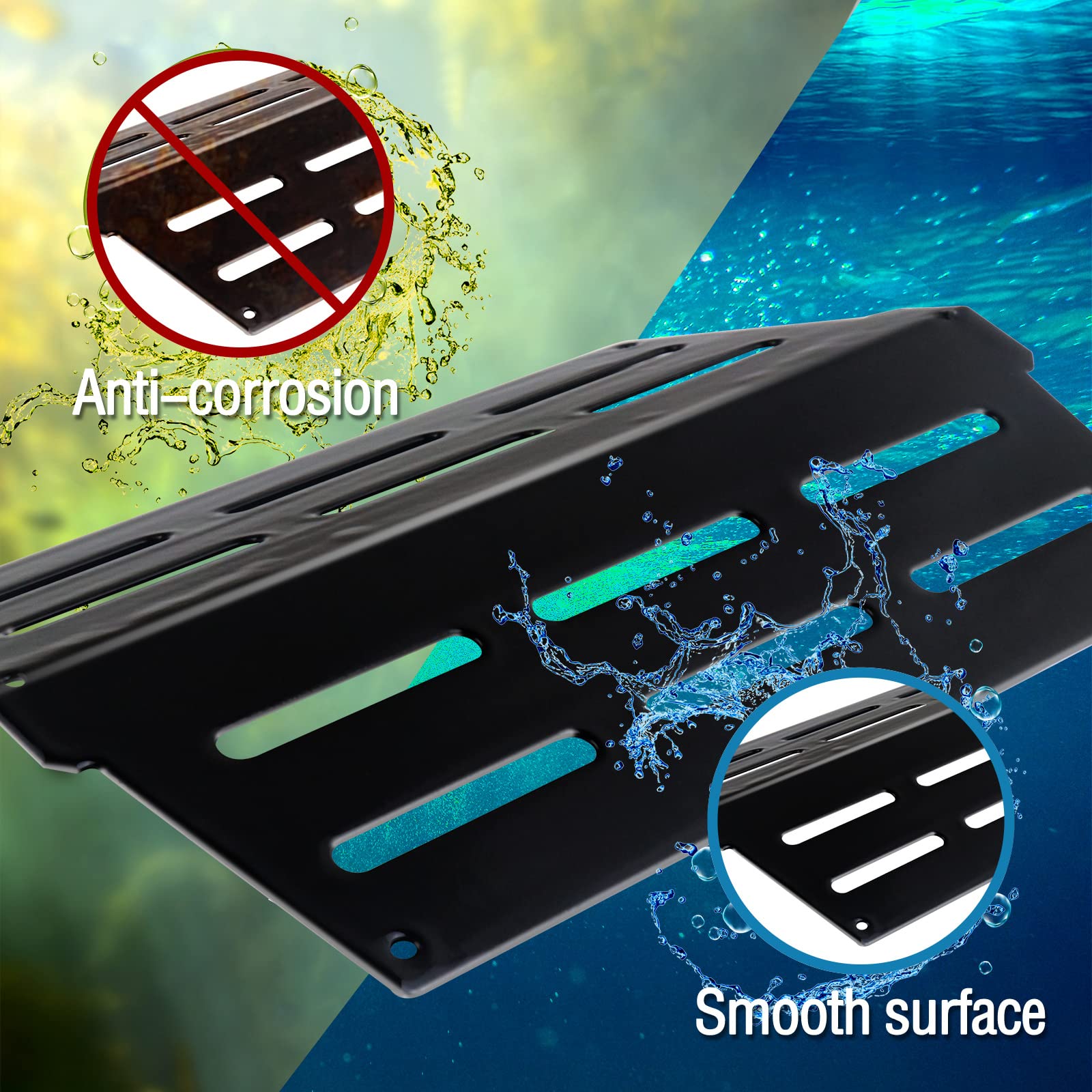 STCNADCR flavorizer bars for Weber Genesis 310 enhance aroma and even heat.