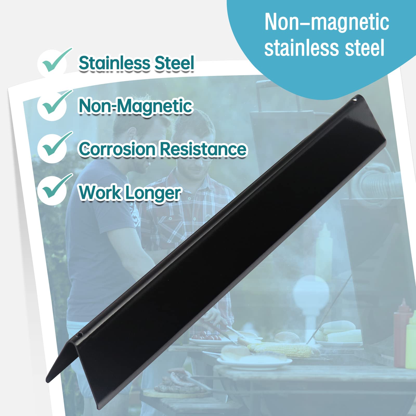 STCNADCR flavorizer bars for Weber Genesis 310 improve sear and moisture retention.