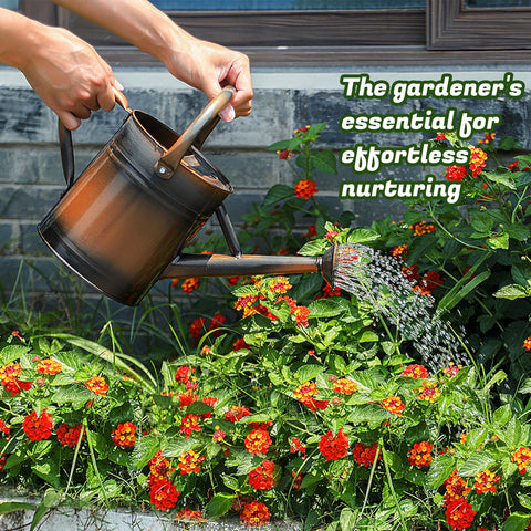 Stdemarzo copper-tone finish adds vintage charm to gardening.