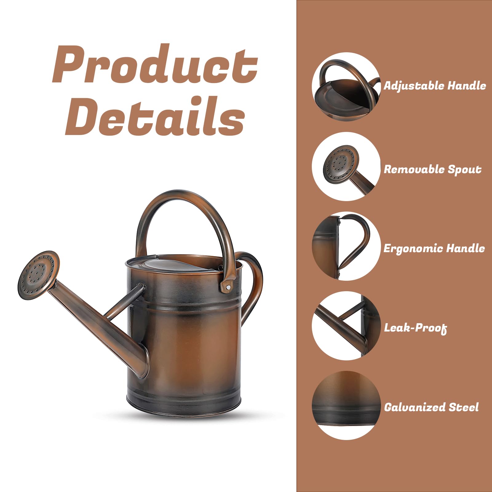 Stdemarzo ergonomic handle for comfortable extended use.