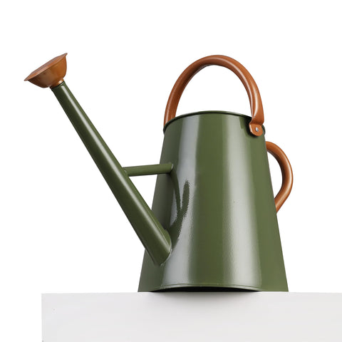 Stdemarzo metal watering can with removable spout for easy cleaning and versatile watering.