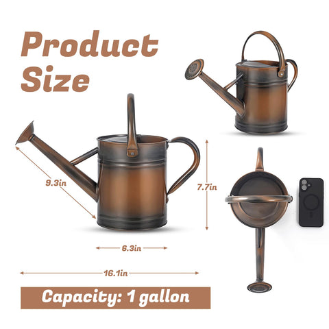 Stdemarzo removable spout enables precise watering control.