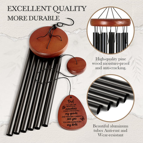 SteadStyle bereavement wind chimes with durable aluminum tubes for outdoor decor.