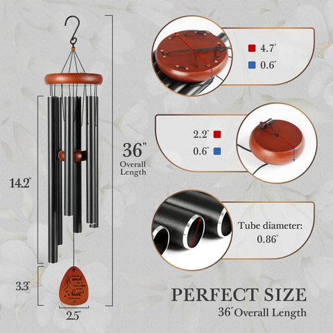 SteadStyle Pet Memorial Wind Chime gift box display for sympathy gift