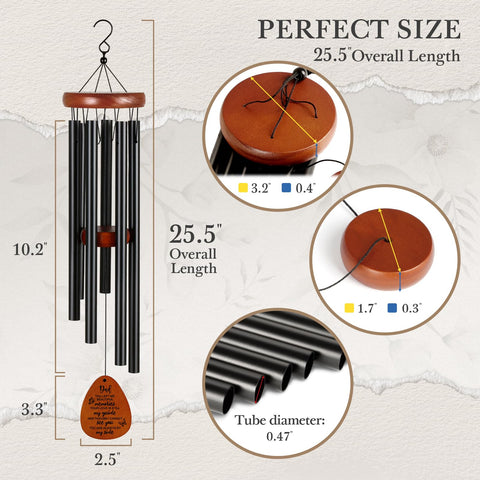 SteadStyle premium wood wind chimes offering elegant, lasting sound and look.