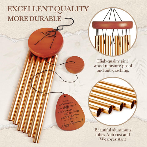 SteadStyle wind chime emitting soothing tones for peaceful moments.