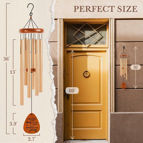 SteadStyle wind chime for patio decor adds gentle sounds to outdoor moments.