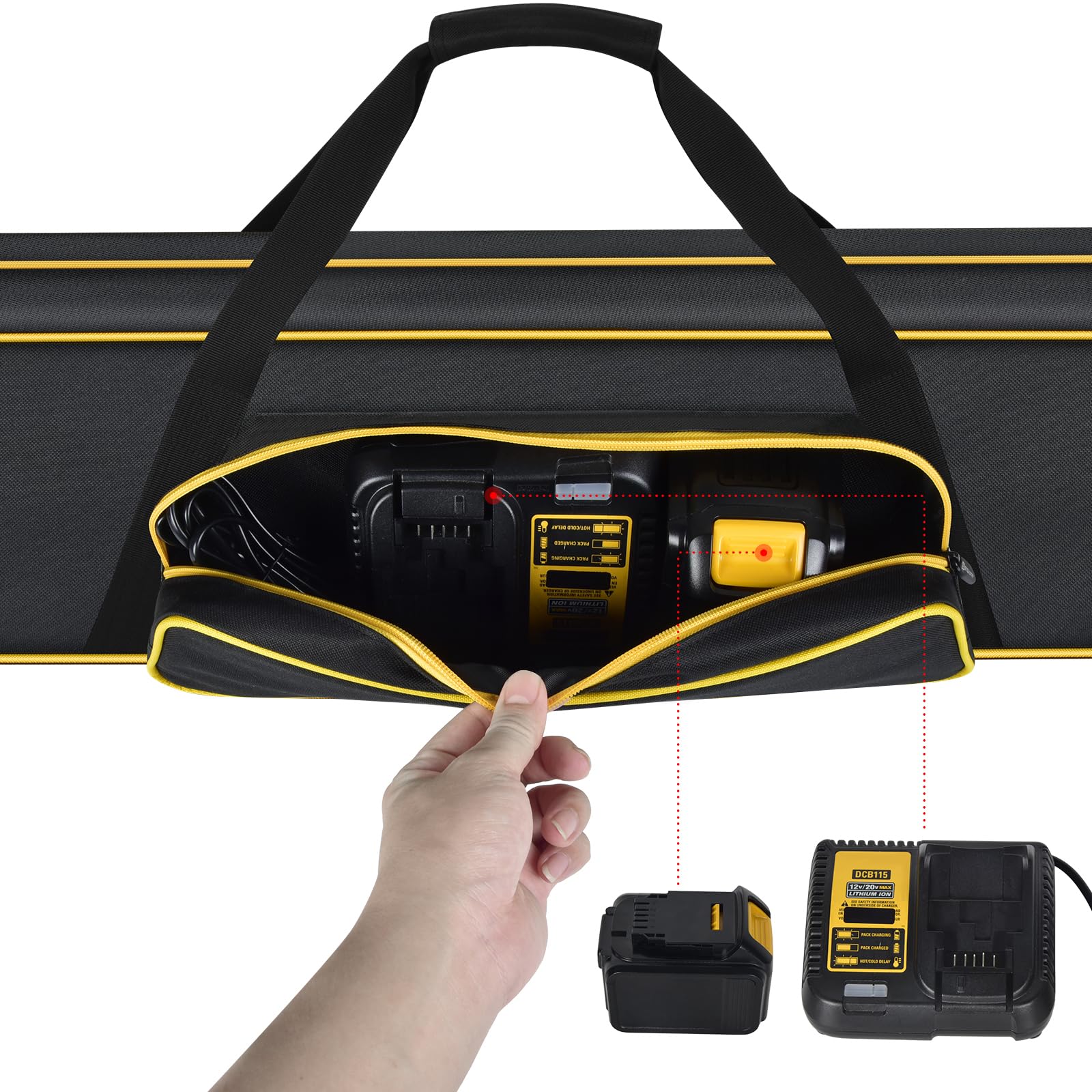 Long-pole saw box protection keeps equipment secure on the go