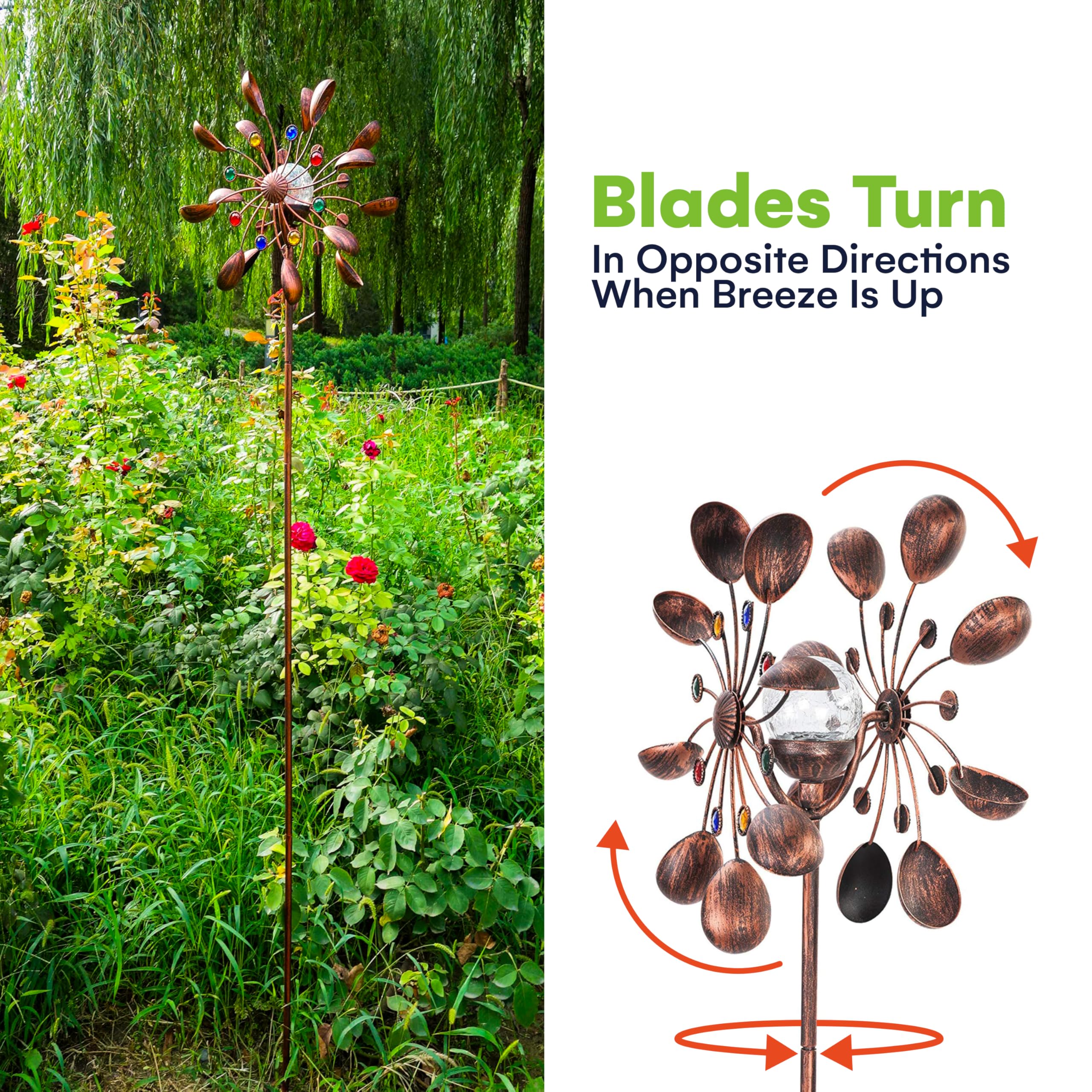 SteadyDoggie ground stake enables easy lawn or garden installation