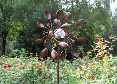 SteadyDoggie weather-ready windmill keeps charm through the seasons