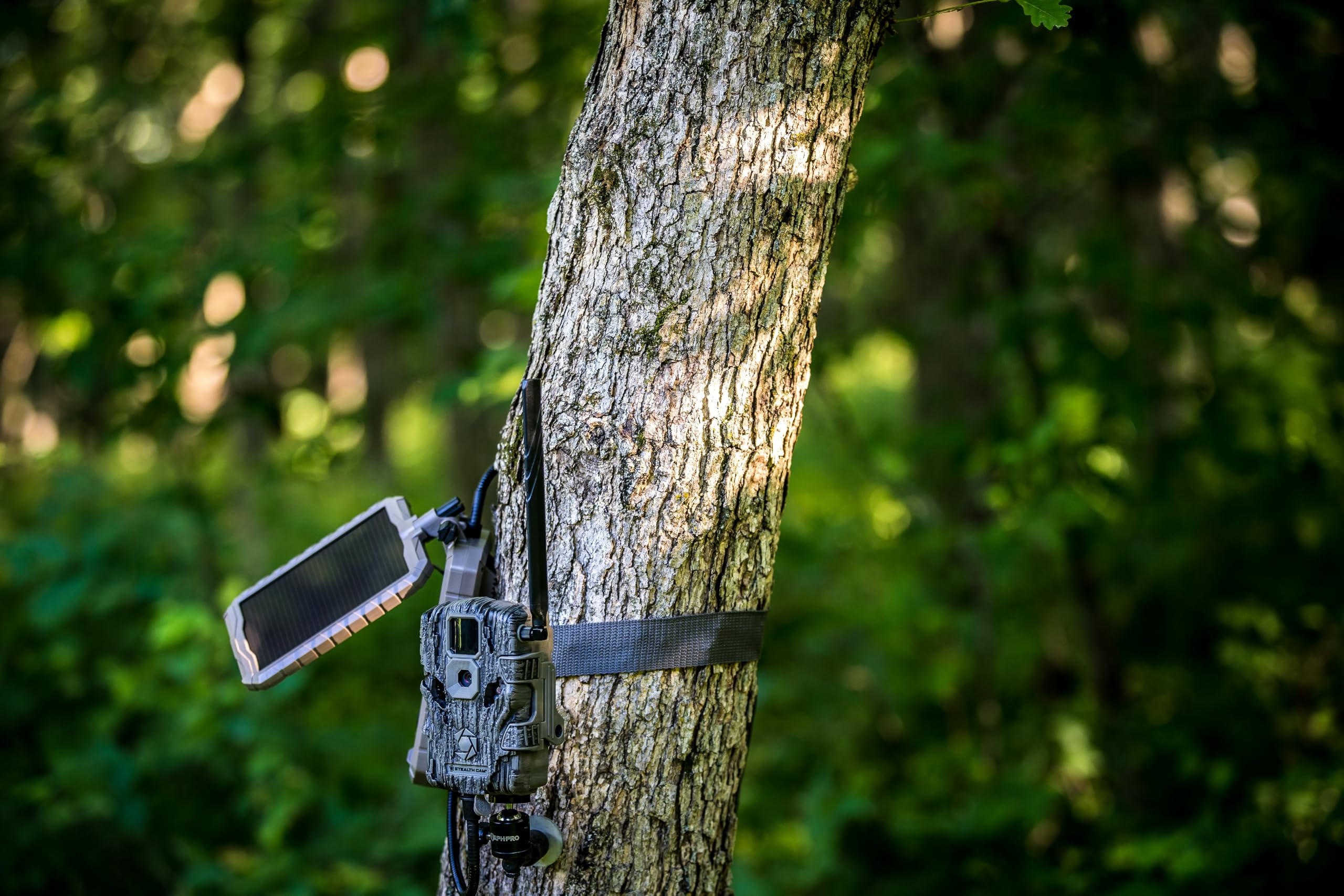 Stealth Cam Sol-Pak 10ft insulated cable enables durable outdoor camera setup
