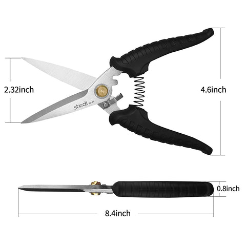 Stedi anti-slip ergonomic handle reduces fatigue during extended use
