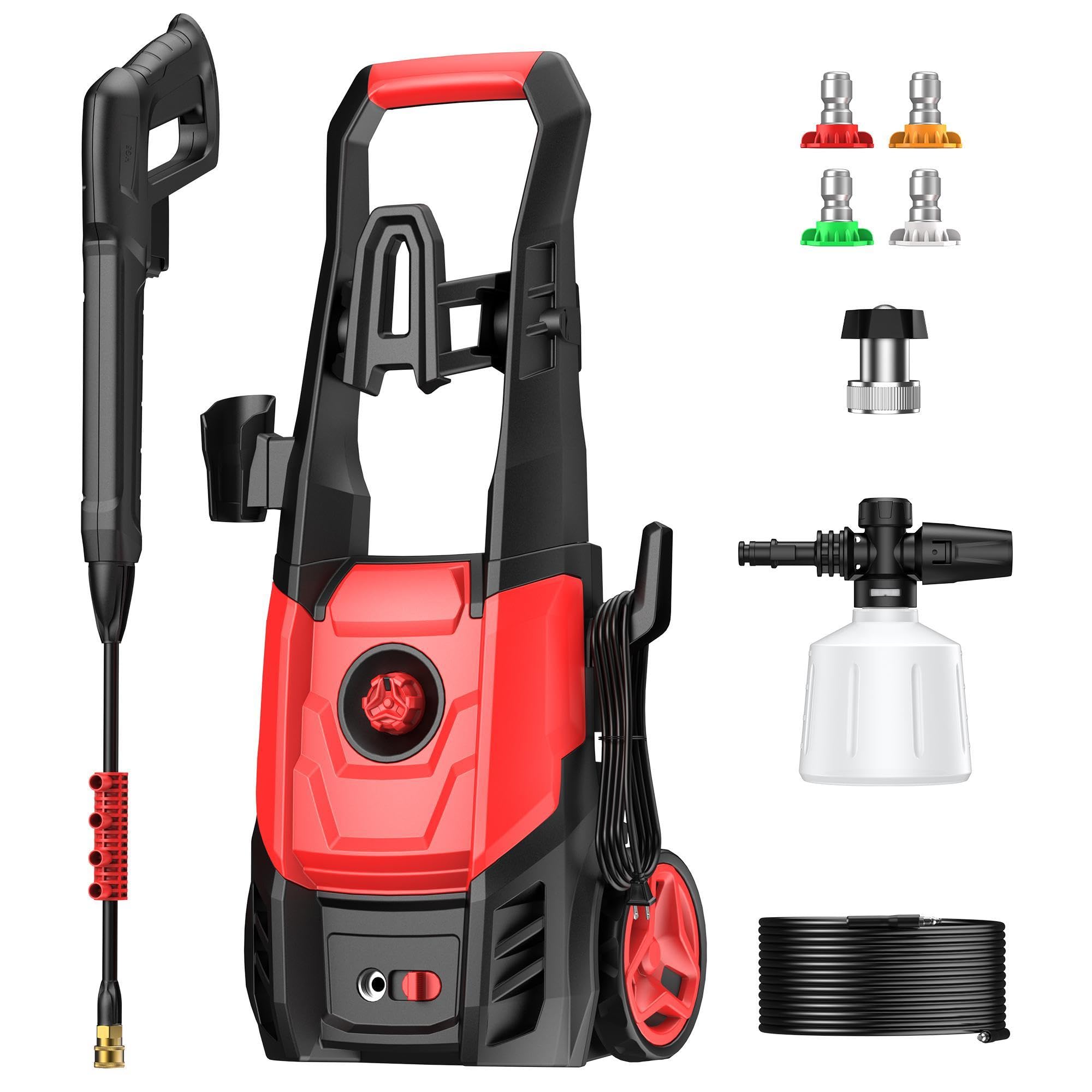 Steelite electric pressure washer delivering up to 2.5 GPM for efficient cleaning.