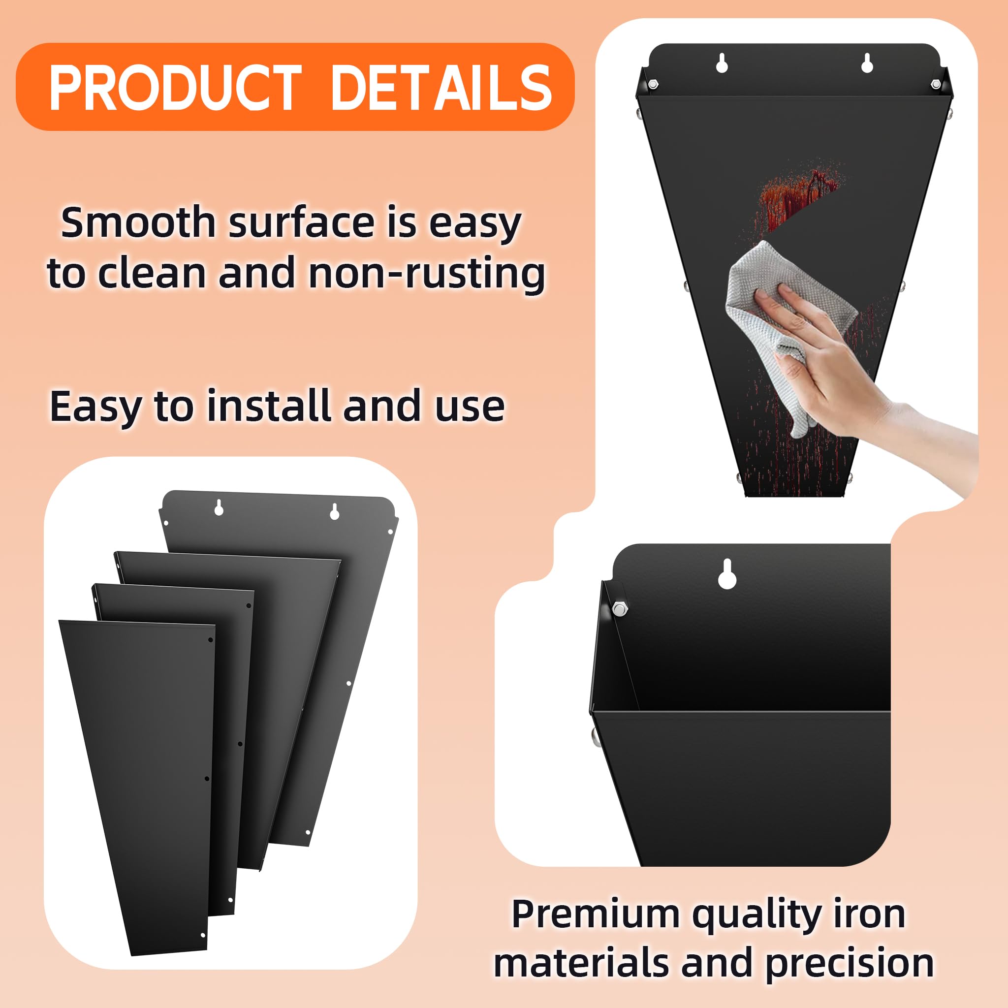 Steipirr durable rust resistant cone material withstands weather and frequent use.