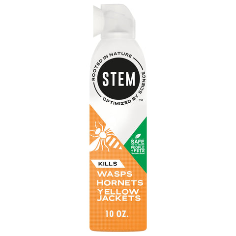 STEM bug spray outdoor bottle shows plant-based protection for outdoor spaces