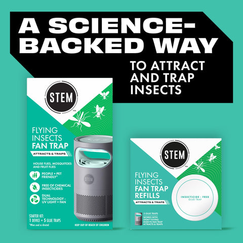 STEM Glue trap refill pads ready for continued mess-free use.