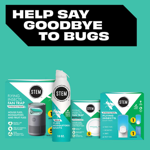 STEM natural insect control bottle for indoor and outdoor spaces