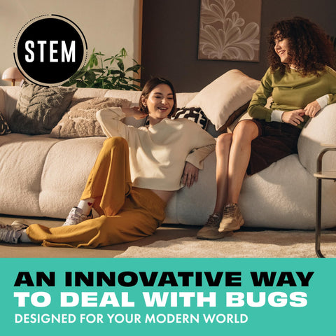 STEM Kills Fruit Fly Trap 5-4-fl-oz bottle size shown.