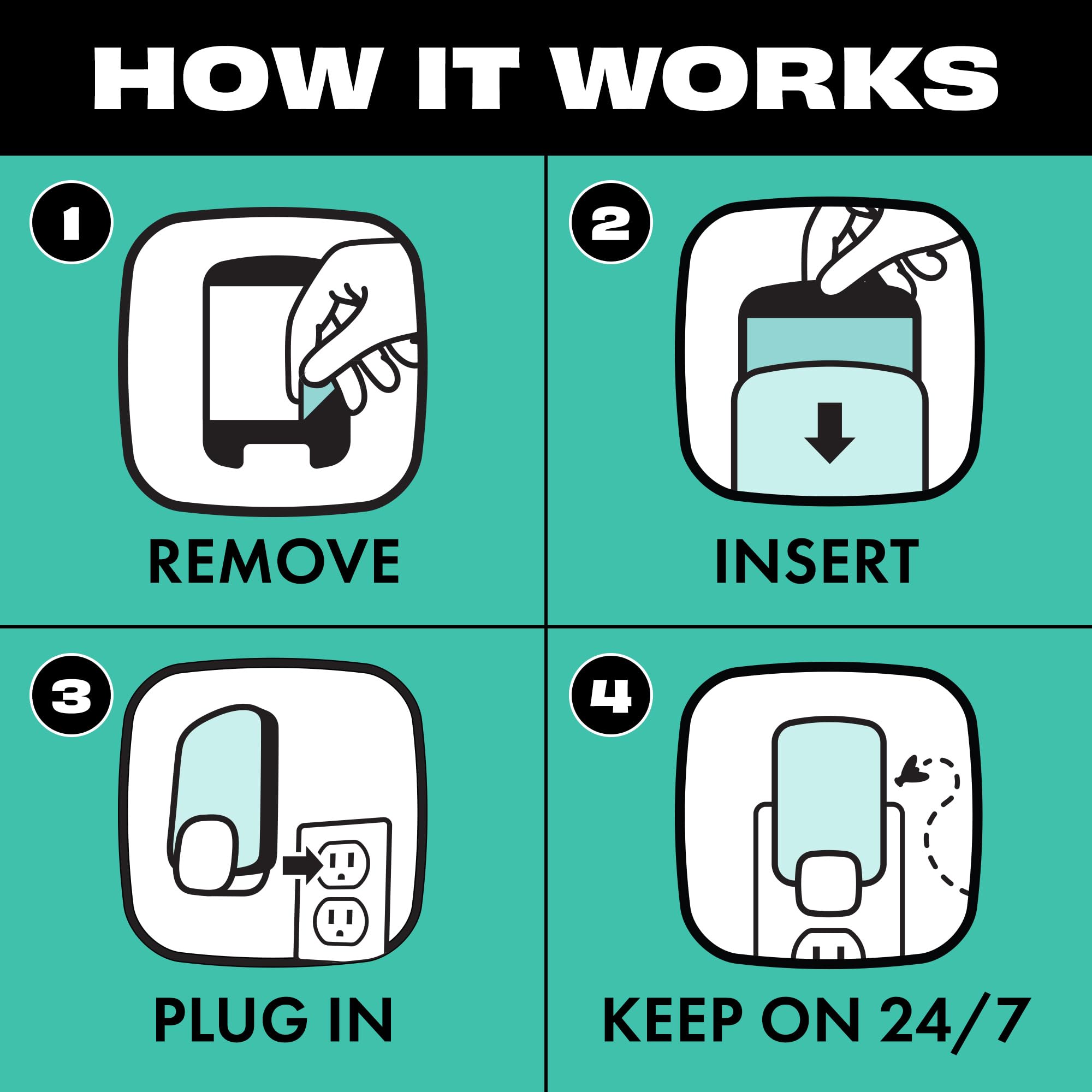 STEM Light Trap refill cartridge lures moths to maintain peaceful living spaces.