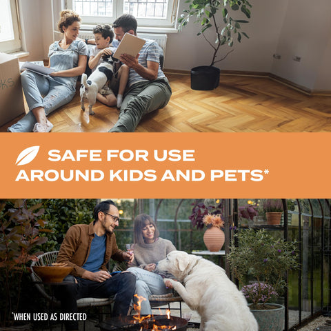 STEM outdoor-use scene depicting safe protection during yard activity.