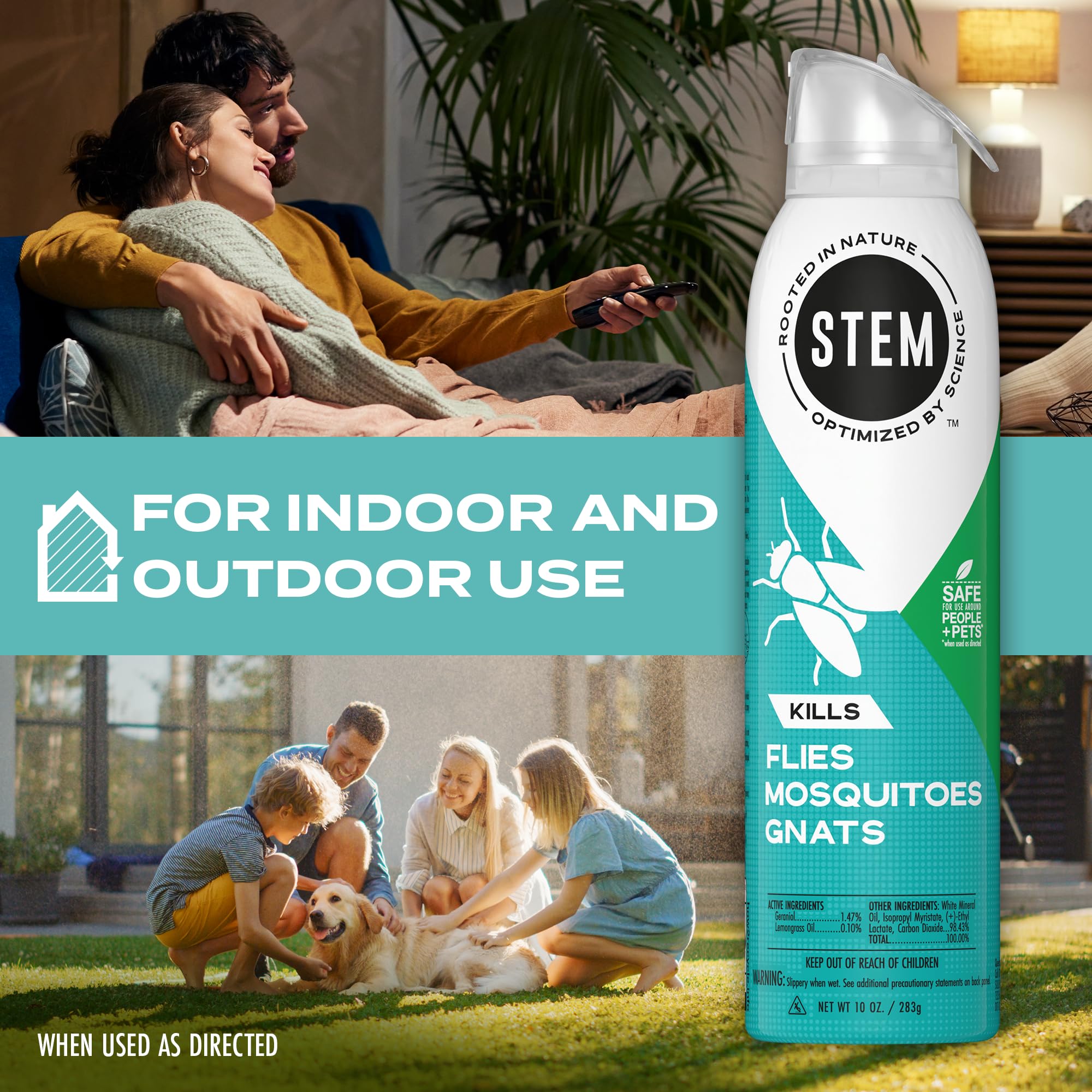 STEM safe to use around people and pets when used as directed