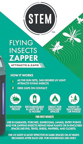 STEM Zapper best used in dark spaces or at night for efficiency
