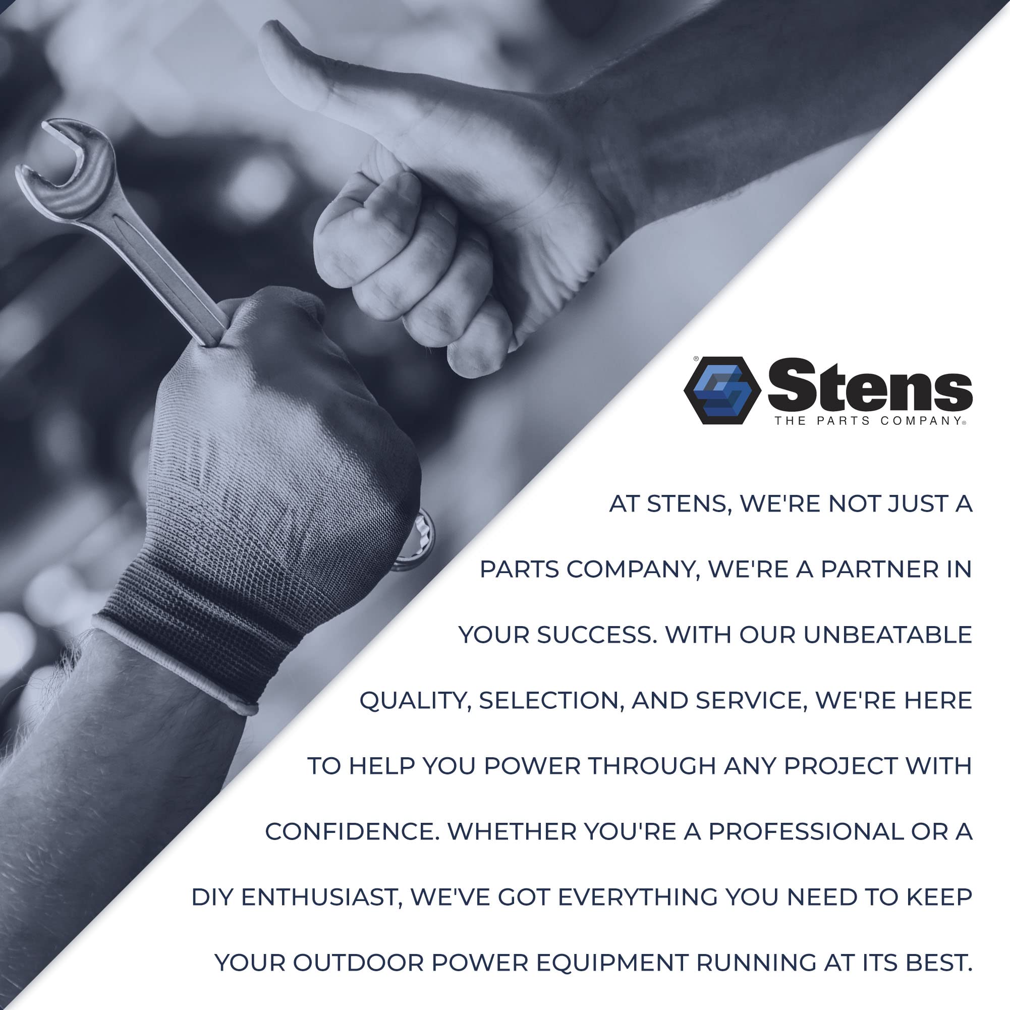 Professional-grade Stens part delivers OEM-like performance for routine service.