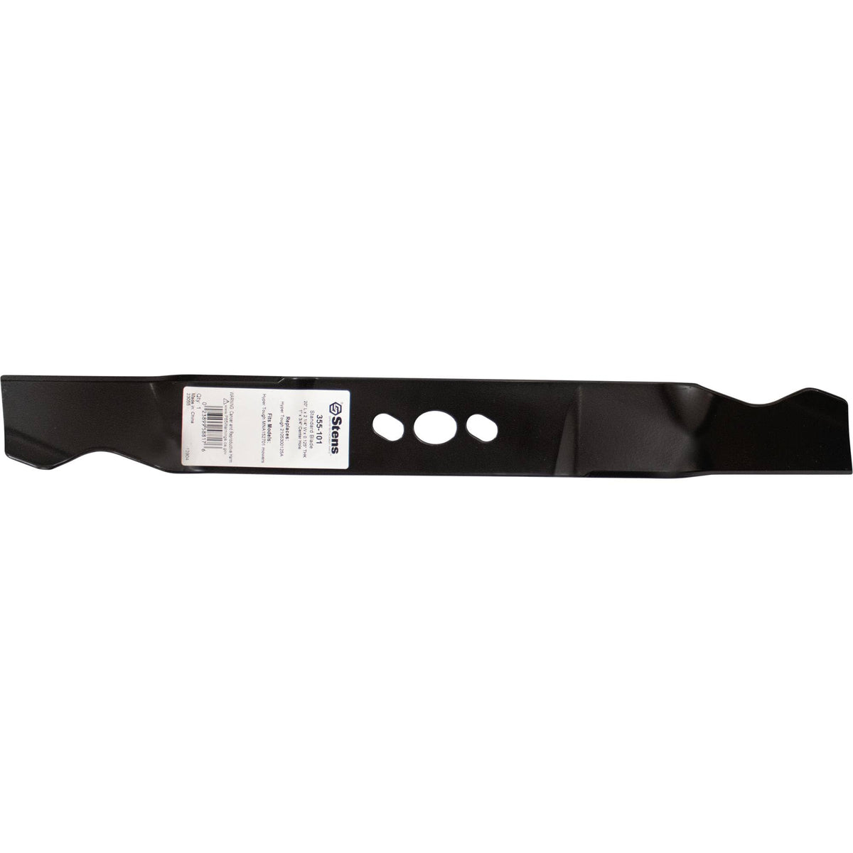 Stens 355-101 standard blade for compatible mowers delivers precise, even cuts.