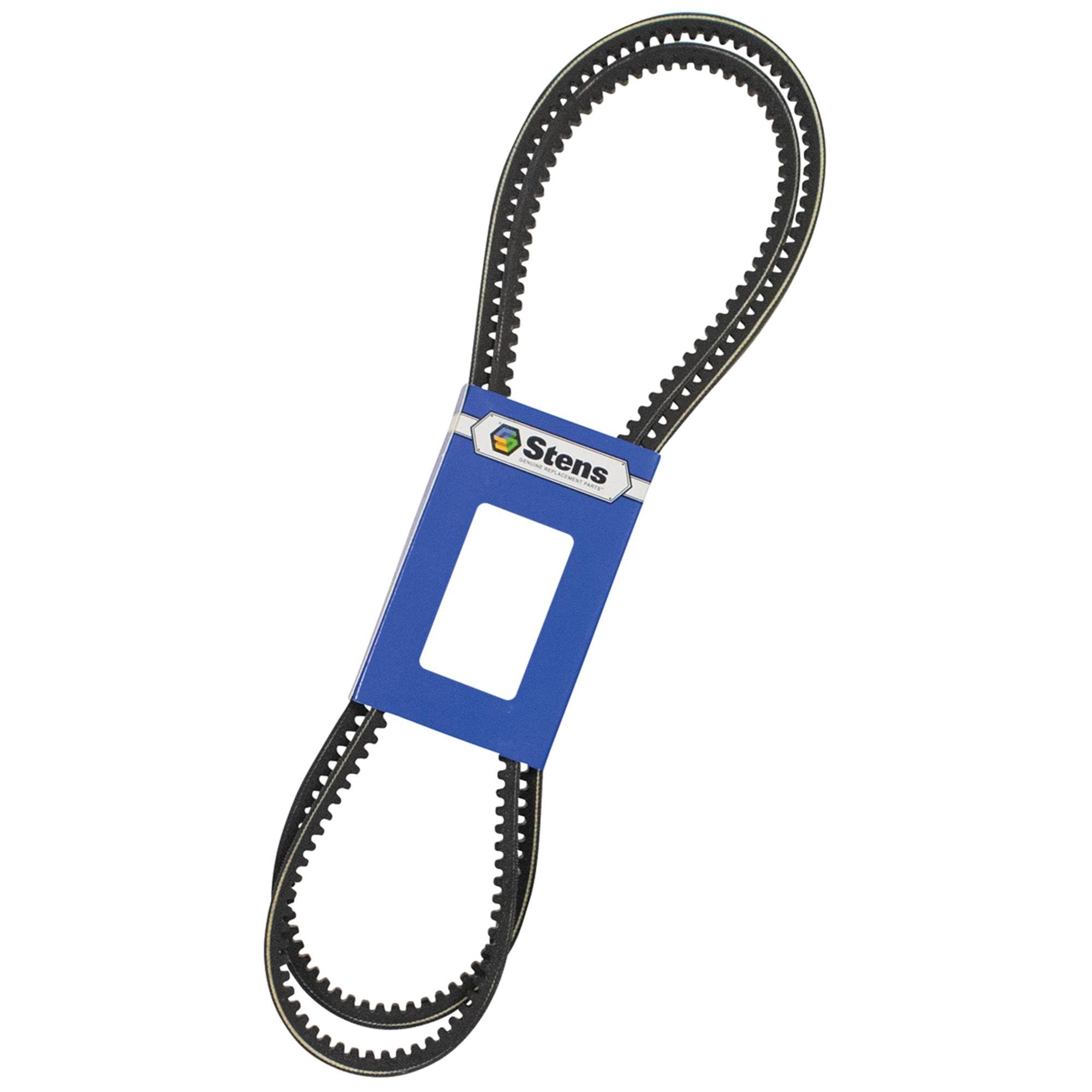 Stens cogged belt for auger drive improves grip during operation.