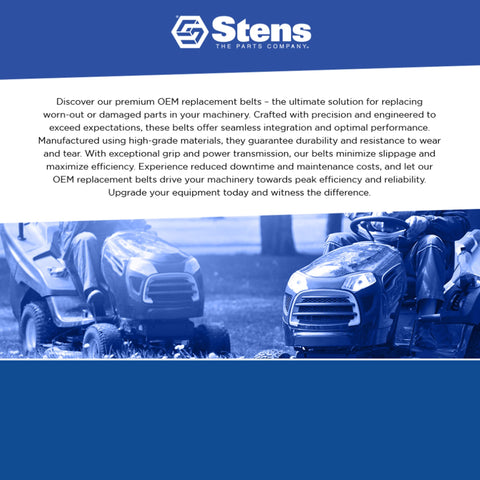 Craftsman two-stage snowblowers benefit from Stens belt replacement.