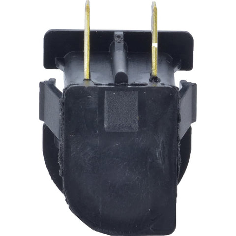 Stens seat-switch closeup in black shows durable normally open design for easy mower starts.