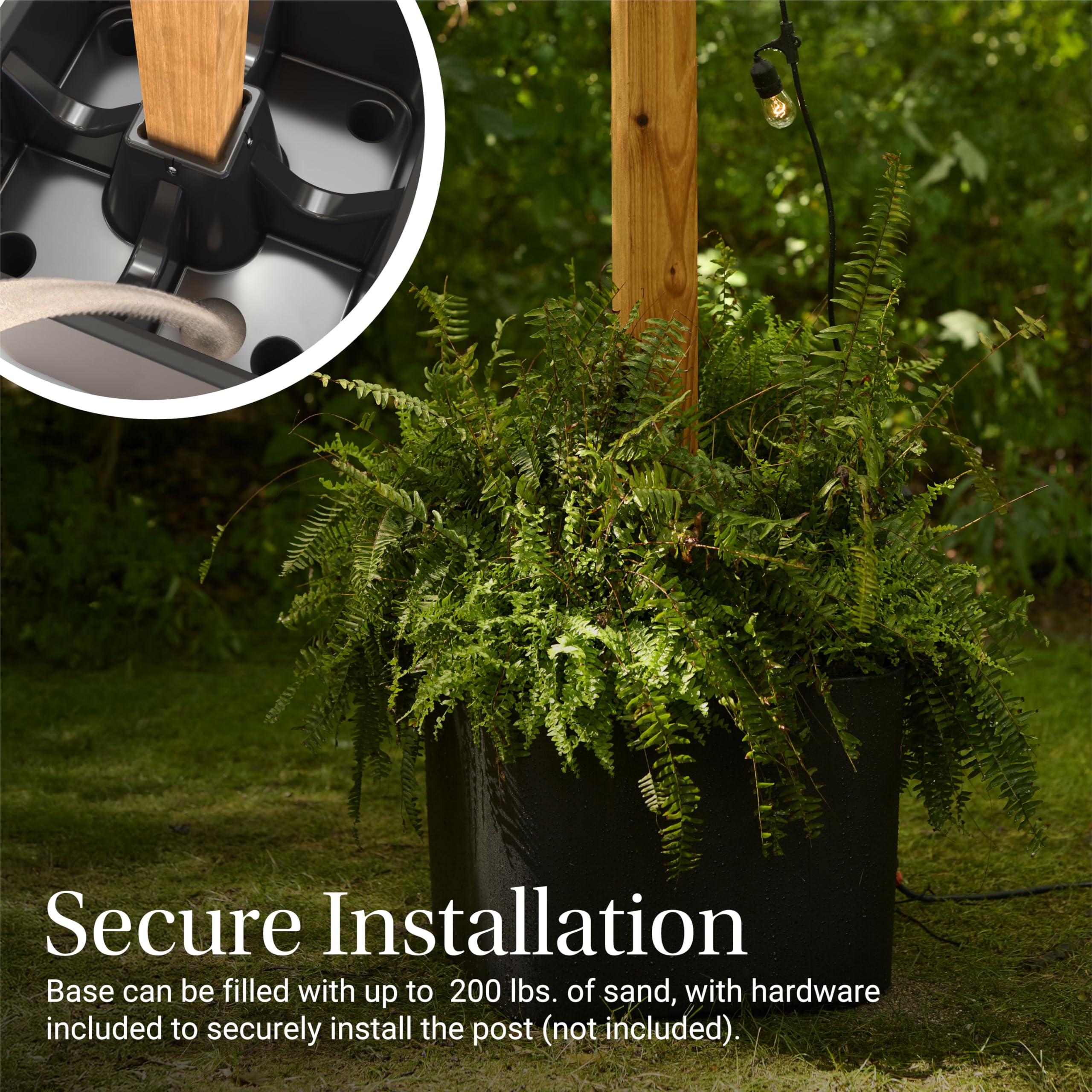 Step2 Firefly planter display with flowers for seasonal charm