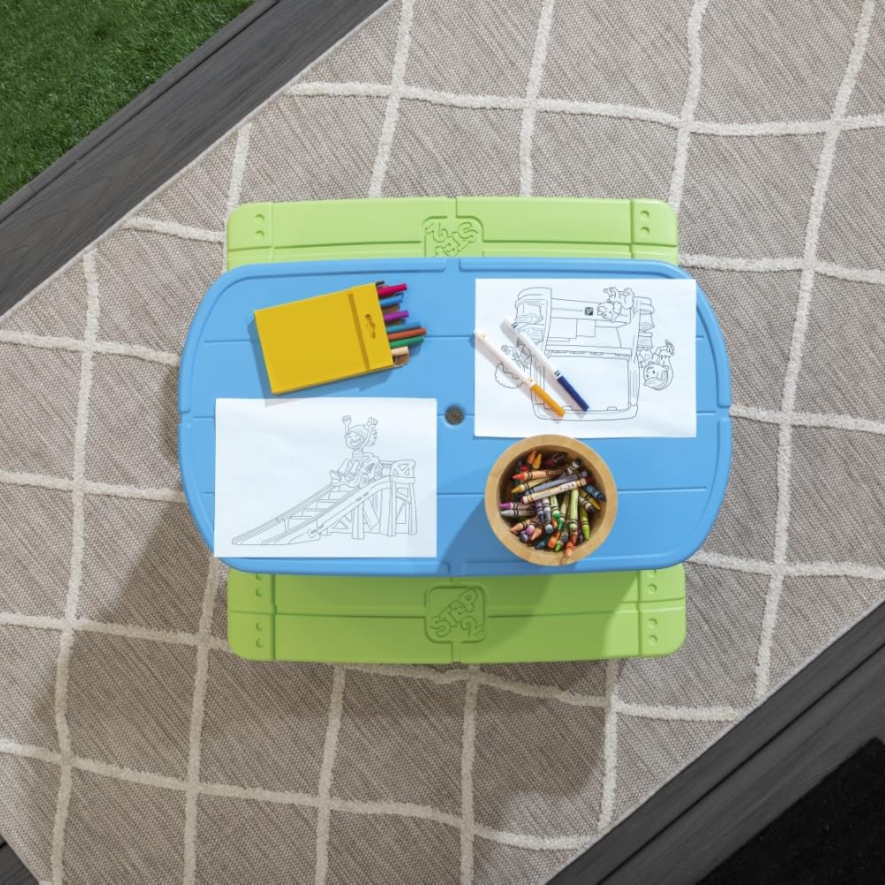 Step2 Sun & Shade durable plastic construction resists chips and fading