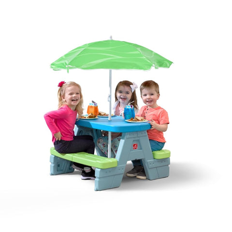 Step2 Sun & Shade umbrella blocks UV rays on sunny days
