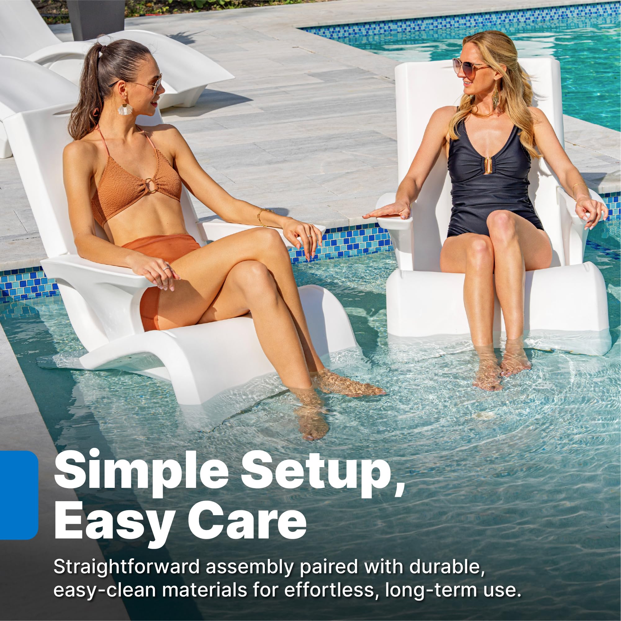 Step2 Vero Adirondack chair supports up to 300 lbs for durable outdoor seating