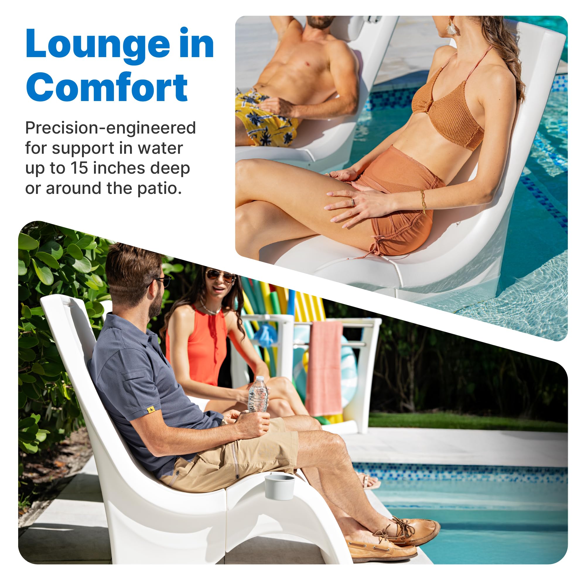 Step2 Vero Chair Tall grooves for pillows and cup holders enhance comfort.