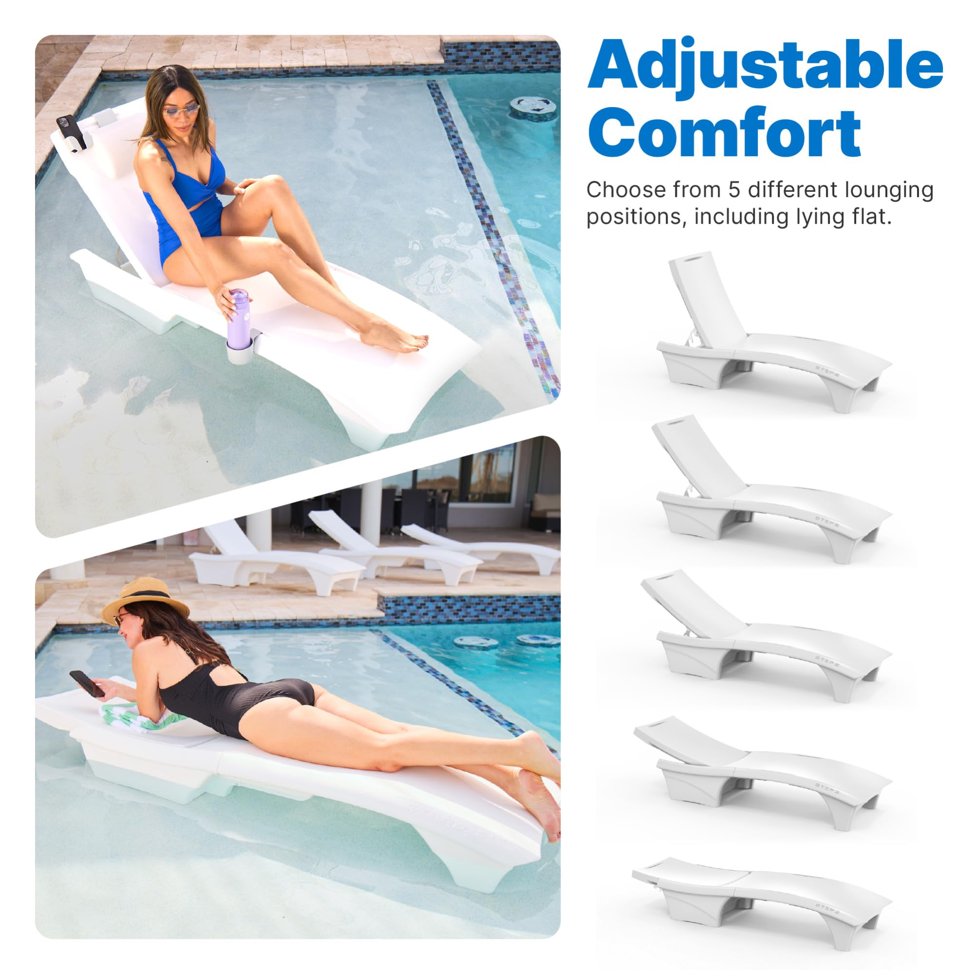 Step2 Vero durable plastic withstands sun and chlorine.